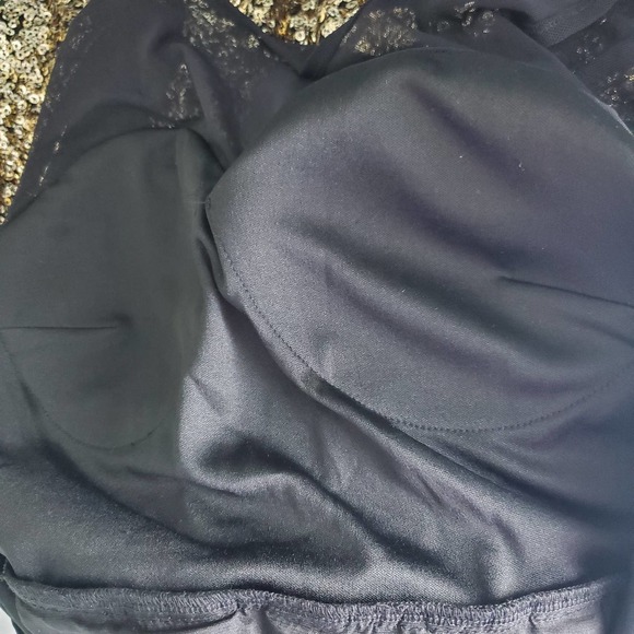 Guess Sequin Gold Dress Size XS/S - Picture 4 of 6